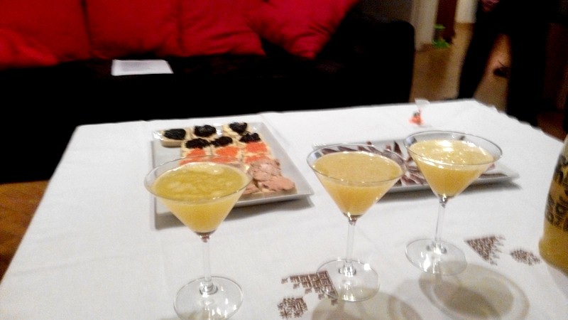 Cocktail Rhum Curaçao Ananas Citron Vert